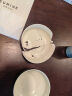 亿嘉（IJARL）日韩欧式陶瓷餐具小汤碗饭碗6英寸面碗家用碗甜品碗 北欧印象黑色 实拍图