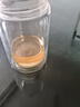 WINTERPALACE 玻璃杯子泡茶叶杯双层耐高温茶水分离杯办公室水杯男士个人专用 杯身240ml+茶仓100ml 实拍图