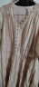 艾珠儿（Aizhuer）复古法式茶歇气质连衣裙2024夏季新款设计感拼接显瘦蛋糕裙子夏天 香槟色 L(121-140斤) 晒单实拍图
