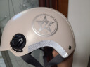 金钟罩（JINZHONGZHAO）头盔 电动车3c认证男女士新国标A类摩托车半盔四季通用电瓶车安全帽 实拍图