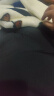 南极人男士秋衣秋裤男套装纯棉抗菌薄款保暖内衣男打底线衣棉毛衫黑色XL 实拍图