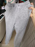 莱姆斯丁纯棉运动裤女加绒加厚春秋宽松显瘦束脚学生百搭休闲卫裤女长裤 灰色【加绒加厚】 XL 115-130斤 实拍图