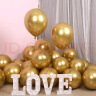 京唐 节日装饰金属金色气球 ins网红金属色气球结婚庆浪漫创意生日气球派对装饰 金色气球20只配丝带打气筒 实拍图
