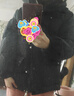 MARKYINXIANG羽绒棉服女冬2025新款时尚短款棉袄韩系宽松oversize加厚棉衣女 XSDA13 茵曼  黑色 S （适合80-100斤） 实拍图