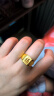 中国黄金（CHINA GOLD）足金999祥云福来运转男戒福字活口金戒情人节生日礼物送男友老公 净金重约 8.57g 实拍图