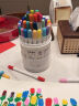 美乐童年软头水彩笔儿童巨可水洗无毒不脏手小学生专用绘画画笔48色涂鸦笔 实拍图