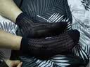 恒源祥袜子男式超薄款夏季透气丝袜夏天冰丝短袜男士丝光棉袜 超薄菱形款-2白1深灰2黑 5双 实拍图