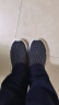 京东京造【Air Strike超轻】男士运动休闲鞋软底网面鞋健步鞋黑灰色39 实拍图