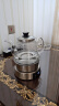 金灶（KAMJOVE）多功能蒸汽喷淋煮茶器煮茶壶玻璃电茶壶电热水壶养生壶家用烧水壶茶具 E85 银色 晒单实拍图