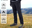 拓路者（Pioneer Camp）藏狼户外登山裤男防风加绒保暖直筒软壳休闲裤男士长裤子冬季中年 深蓝色 L 实拍图