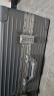 梵地亚行李箱男铝框万向轮拉杆箱大容量24英寸旅行箱密码箱女皮箱子银 实拍图