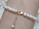 六福珠宝18K金mipearl系列淡水珍珠手链女款礼物 定价 黄色-总重约4.29克 实拍图