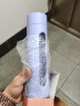 畅印 玻璃杯500ML带过滤网水杯男 双层便携随手杯分离泡茶杯子 手提玻璃杯(蓝色)500ml 实拍图