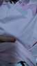 MQDMINI童装儿童长袖T恤男童打底衫女童撞色衣服 小粉兔兔浅粉 110  实拍图