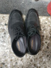 波图蕾斯男士镂空洞洞系带商务休闲皮鞋透气凉鞋男 P9839 黑色(凉鞋) 46 实拍图