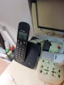 飞利浦（PHILIPS）无绳电话机 无线座机 子母机 办公家用 屏幕白色背光 持久待机 DCTG186（1+1）黑色 实拍图
