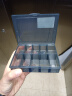 得力（deli）多功能零件盒收纳盒乐高黑色透明小格子10格 DL432301 实拍图