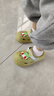 LATE TIME儿童拖鞋夏男童女童1-3岁可爱卡通软底防滑防撞婴幼儿宝宝洞洞鞋 墨绿【泳池鳄】 17 cm内长【适合约3.5-4.5岁】 实拍图