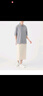 MUJI女式 凉感珠地网眼POLO衫 休闲百搭 纯色 BBE91C3S 摩卡棕 L-XL 实拍图