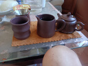 吟艺阁 高档宜兴紫砂公道杯加茶漏 原矿手工茶海 过滤分茶器 茶具配件  老紫泥公道杯 270ml  实拍图