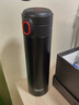 哈尔斯（HAERS）316内胆保温杯弹盖不锈钢水杯大容量杯子420ml 黑316内胆弹盖+数显旋盖 420ml 实拍图
