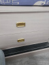 卡贝（cobbe）【隐形平拉手】抽屉拉手柜门暗拉手欧式隐形明装平装柜子衣柜五金 沙金色-LS150款-62孔距 实拍图