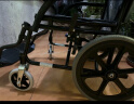 恒倍舒 手动轮椅折叠轻便旅行减震手推轮椅老人可折叠便携式医用家用老年人残疾人运动轮椅车 大轮款 实拍图