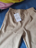 子牧棉麻秋冬装 女韩版高腰显瘦萝卜裤宽松休闲哈伦裤0878 浅杏色加绒 2XL (建议125-135斤) 实拍图