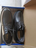 回力皮鞋男秋冬季正装商务男士休闲英伦风结婚新郎西装黑色面试鞋子男 黑色 43 实拍图