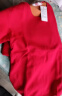 南极人本命年鸿运保暖内衣女士秋衣秋裤加厚加绒保暖衣套装红色M 实拍图