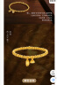 周六福古法黄金手链两世欢莲蓬手链手串足金计价A198922 约11.47g 16cm  晒单实拍图