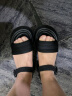 他她（TATA）黑色厚底凉鞋女百搭沙滩松糕鞋女夏季新款GBK01BL3 黑色 37 晒单实拍图