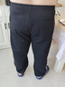 头号青年休闲裤男士秋冬季加绒卫长裤宽松大码束脚运动裤子男装 黑 5XL 实拍图