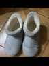 B.Duck小黄鸭童鞋儿童拖鞋冬季男童保暖棉拖女童轻便家居棉靴0909米色34 实拍图