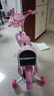 鑫旺彤自行车儿童3-6-10岁单车男女童轻便脚踏车辅助轮5岁女孩车公主车 粉升级白胎【悍马轮+护栏靠背】 18寸 适合身高115-130cm 实拍图