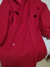Mirza Mirror秋冬毛呢外套女中长款显瘦新娘结婚红色礼服系带收腰显瘦呢子大衣 红色 M 实拍图