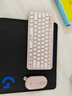 罗技（Logitech）K380蓝牙键盘无线键盘鼠标套装网红女生可爱办公笔记本电脑手机ipad平板MAC薄膜键盘办公用品WF13B PEBBLE键鼠套装 黑色 实拍图