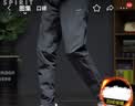 JEEP SPIRIT吉普羽绒裤男保暖冬季裤子男士羽绒裤外穿防寒加绒裤 黑色 M  实拍图