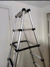 镁多力（midoli）家用人字梯伸缩梯子加厚多功能铝合金工程折叠梯升降升缩梯登高梯 免安装人字梯1.7米【适用3.3米】 实拍图
