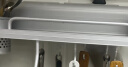 美厨（maxcook）厨房置物架壁挂 免打孔通用太空铝50cm双杯橱柜 带护栏MCWA-GJ502 实拍图