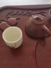 上下一白功夫茶杯子陶瓷单个单只品茗杯手绘德化羊脂玉白瓷主人杯单杯套装 红叶 实拍图
