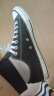 匡威（Converse）官方All Star经典帆布男女低帮休闲运动鞋黑色101001 101001/黑色 44 实拍图