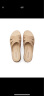 森达（SENDA）时尚凉鞋女夏季新商场同款舒适外穿坡跟休闲拖鞋4HL31BT3 杏色 40 晒单实拍图