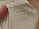 必行（bisual）纯棉短袖t恤男士打底衫运动健身无痕内衣短袖舒适透气汗衫男夏季 钛白-V领短袖 2XL （建议140-160斤） 实拍图