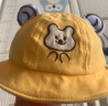 9i9婴儿帽子宝宝盆帽渔夫帽儿童帽防风保暖遮阳防晒帽A383小熊 晒单实拍图