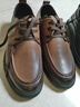 奥康官方男鞋 牛皮商务休闲皮鞋男士低帮系带百搭单鞋子 深棕色 41 实拍图