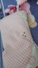 良良（liangliang）婴儿枕头宝宝0-1-3岁定型枕新生儿童加长护型枕头粉格小熊 实拍图