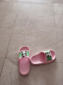LA CHAPELLE HOMME男女儿童室内居家防滑洗澡软底可爱卡通凉拖鞋 粉色 34-35 实拍图