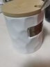传旗陶瓷马克杯350ml带勺盖咖啡杯办公水杯茶杯牛奶杯喝水杯子 和平白 实拍图