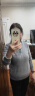 兹奈儿（ZINAIER）春秋V领针织衫女打底衫薄款长袖上衣春装2024年新款女装洋气毛衣 灰色 M （建议90-108斤） 晒单实拍图